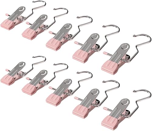 Miniatura 8 de 30 ganchos de viaje colgantes para guardar ropa, para guardar ropa, para guardar pantalones, para guardar botas, para armario, ganchos para