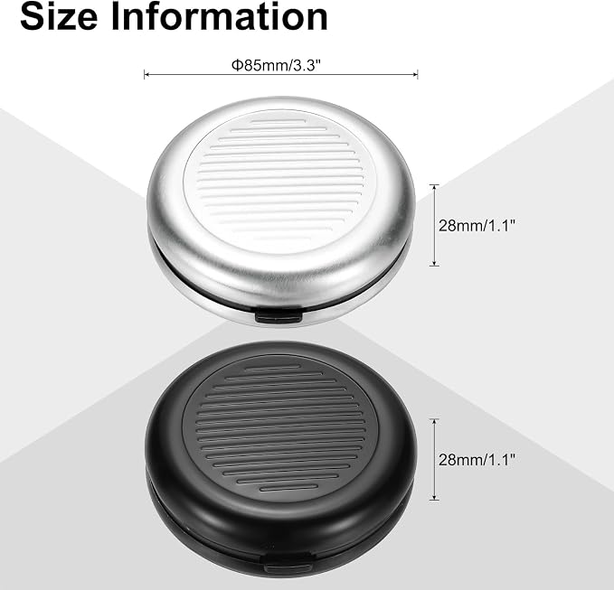 Dispensador portátil para monedas PATIKIL aluminio compacto miniatura 2