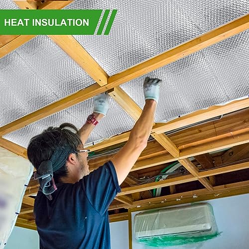 Image of Reflective Insulation Roll, 24 inch x 50Ft, Aluminum, Radiant Barrier for Heat Insulation