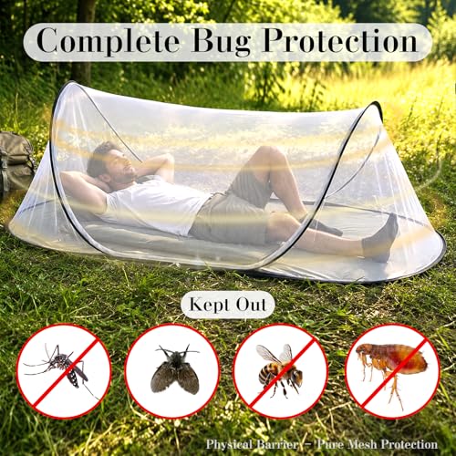 Large Pop Up Mosquito Net for Bed