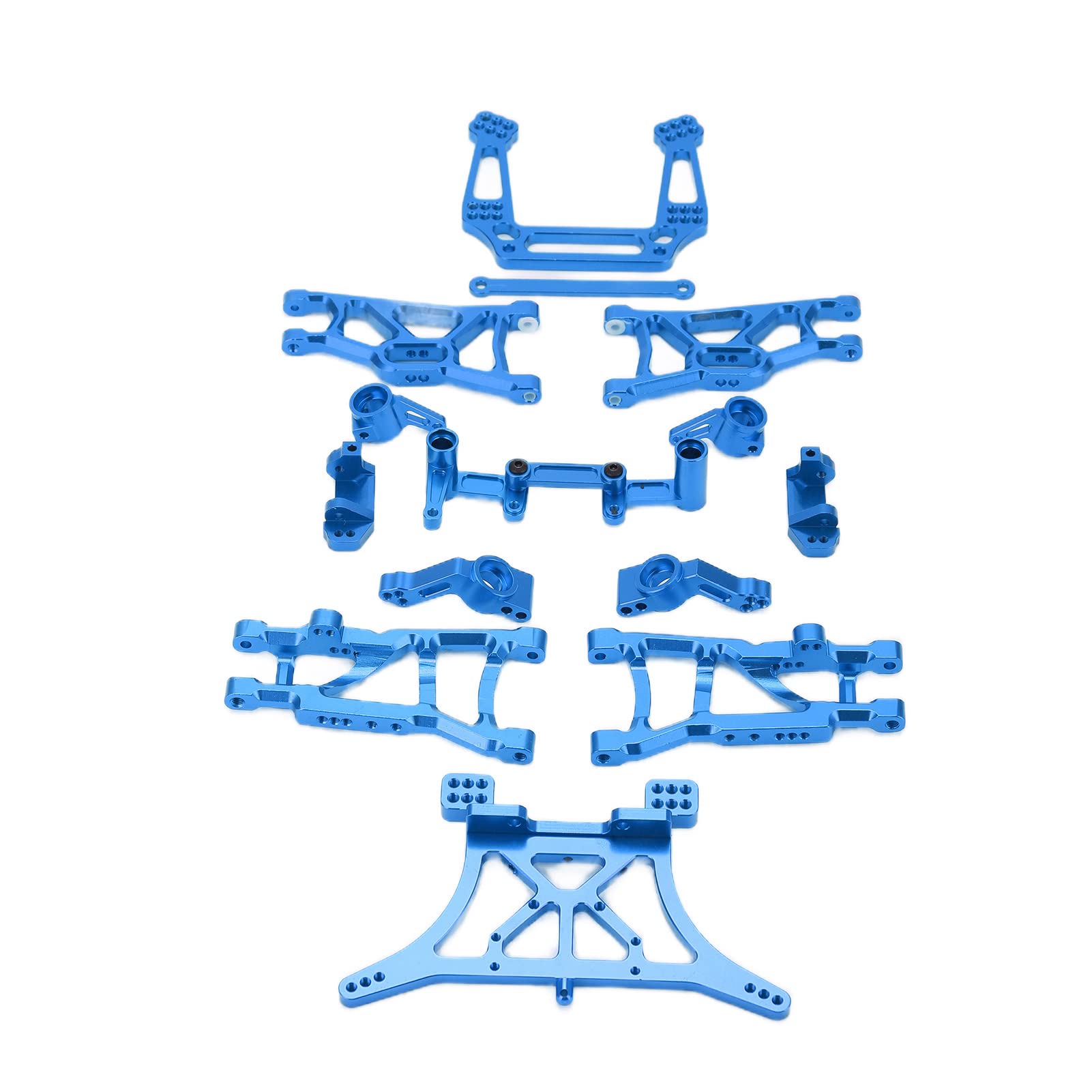 Drfeify 1/10 RC Metalowe Ulepszenia Kierownicy dla SLASH 2WD (BLUE)