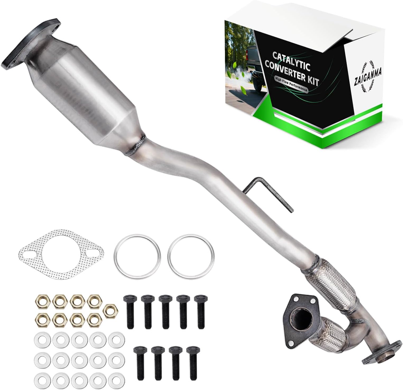 Catalytic Converter Compatible with 2009 2010 2011 2012 2013 2014 2015 2016 2017 2018 2019 Nissan Murano Flex Y Pipe 3.5L, Direct-fit(EPA Compliant)
