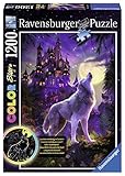 Ravensburger Moon Wolf Color Starline Glow-in-The-Dark Puzzle (1200-Piece)