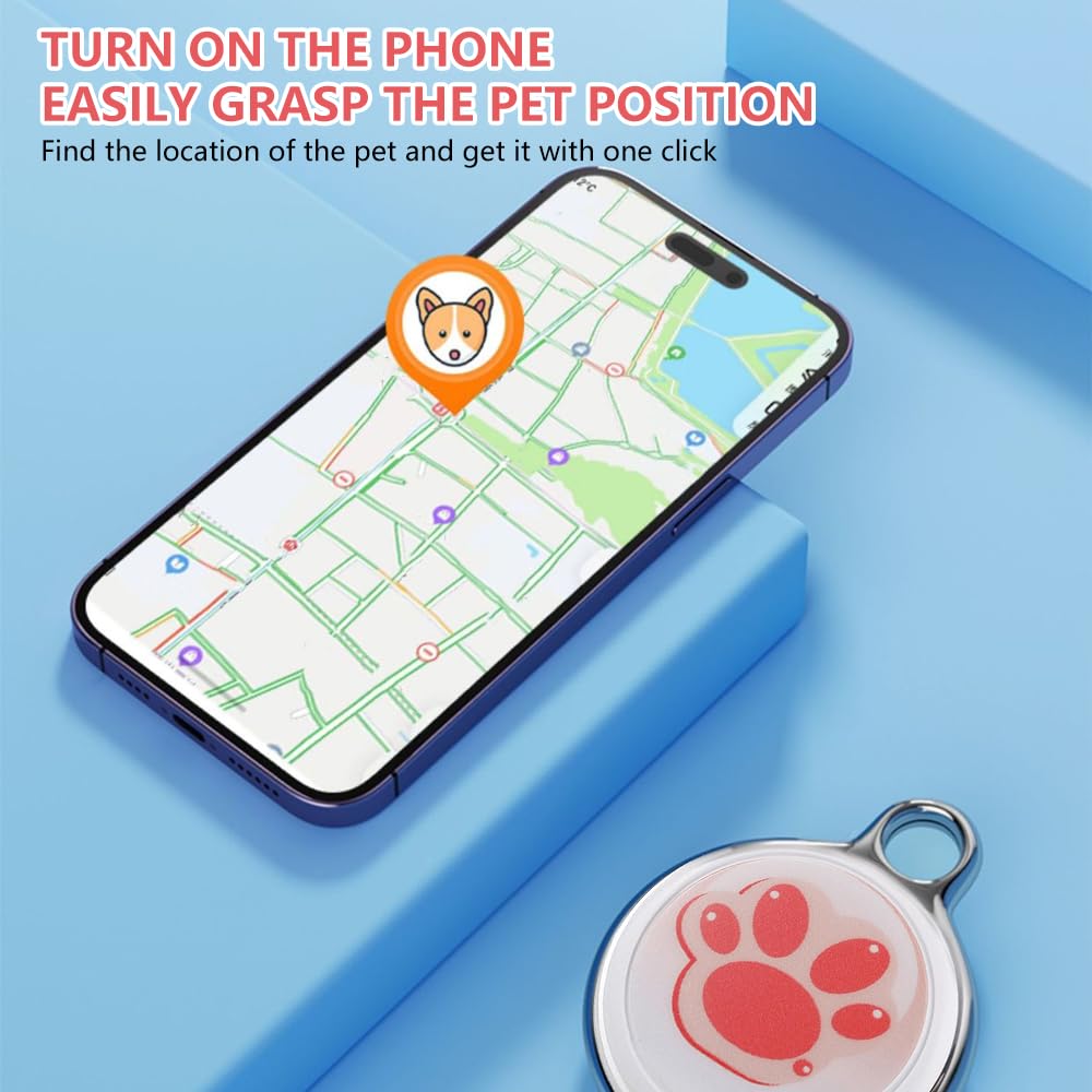 KUWUNG Localizzatore GPS Per Cani E Gatti - Mini Tracker Impermeabile IP65, Batteria 365 Giorni - Foto 7