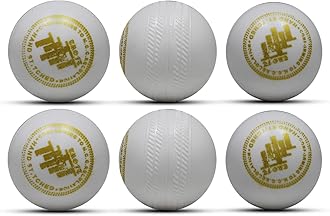 Plastic Ball White Non Toxic (Pack of 6 | 70 Gm Per Ball)