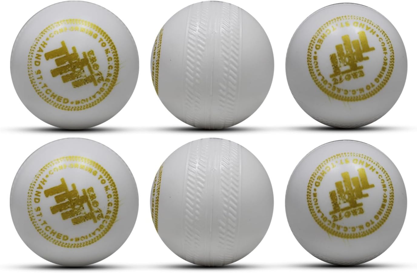 Plastic Ball White Non Toxic (Pack of 6 | 100gm Per Ball)