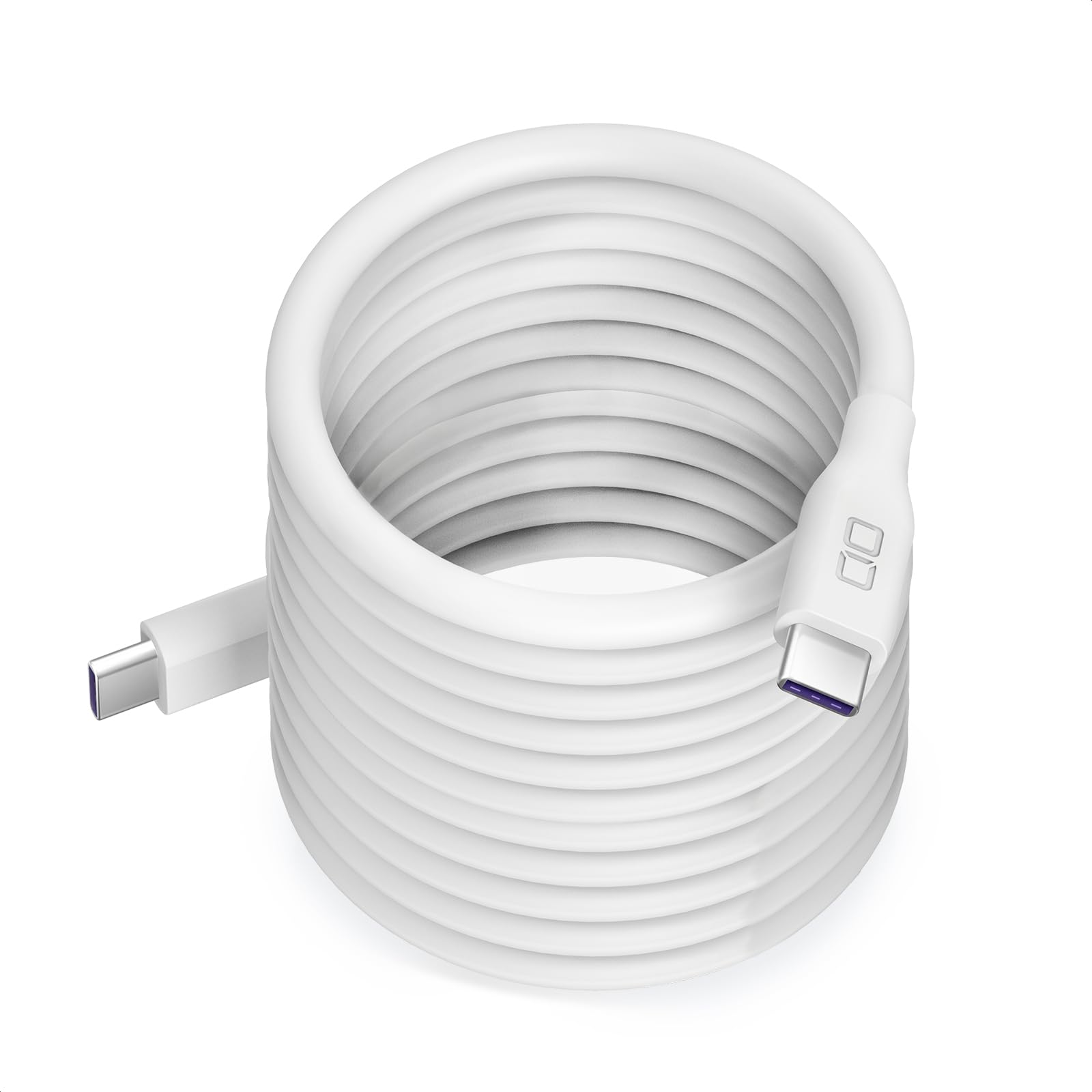 CIO 柔らかいスパイラルシリコンケーブル CtoC (Type-C/USB-C…
