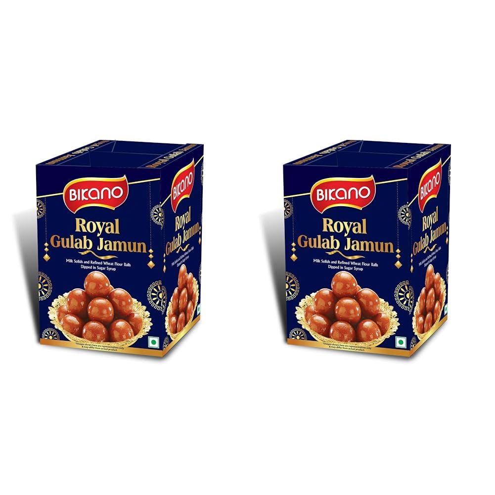 Bikano Royal Gulab Jamun 1kg (Pack of 2)