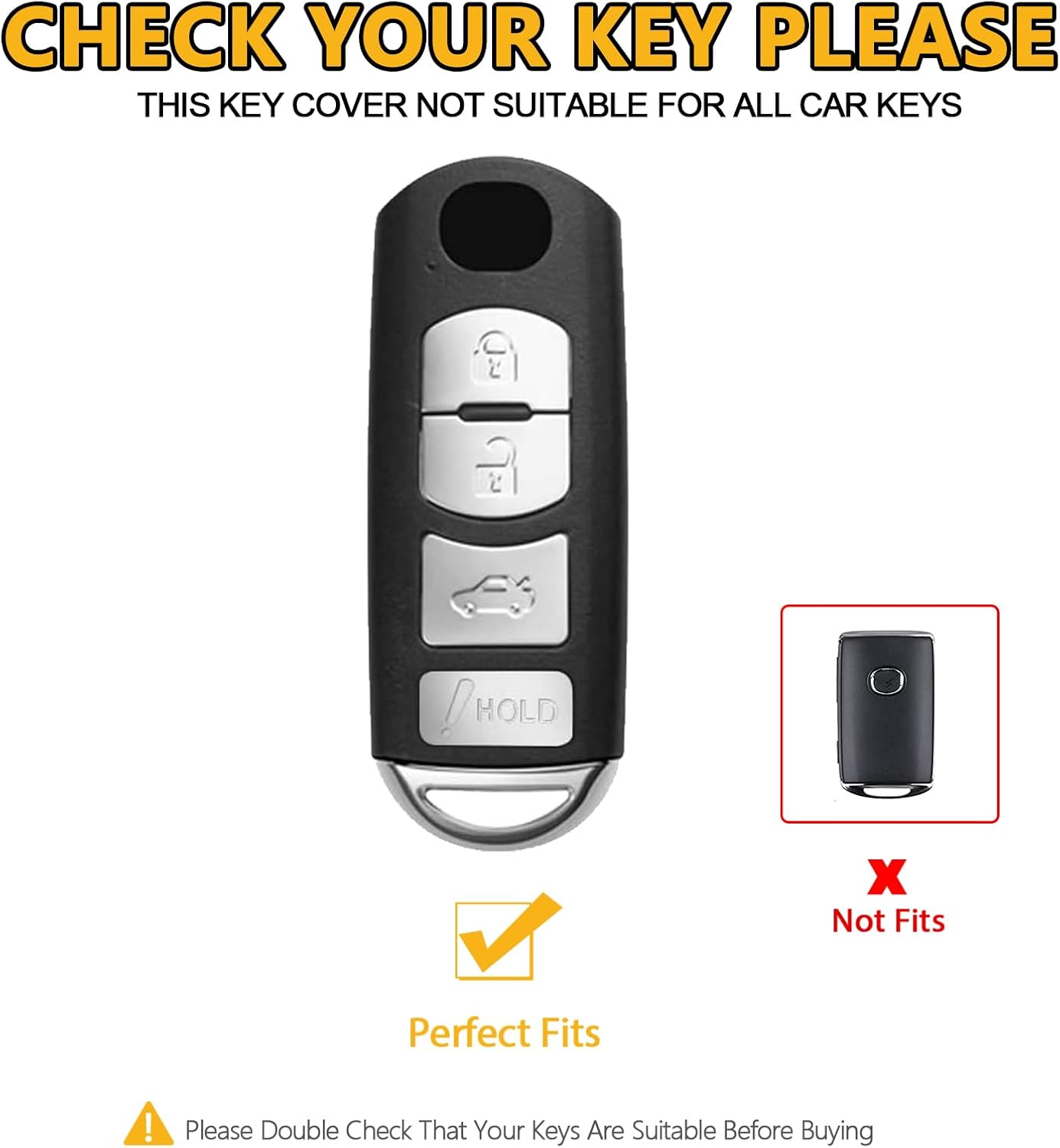 FT FUNTOR for Mazda Key Cover,4 Buttons TPU Key Cover with Silver Edge,Compatible with Mazda 3 6 8 CX-3 CX-5 CX-7 CX-9 atenza Miata MX-5 with Keychain (B-Pink)