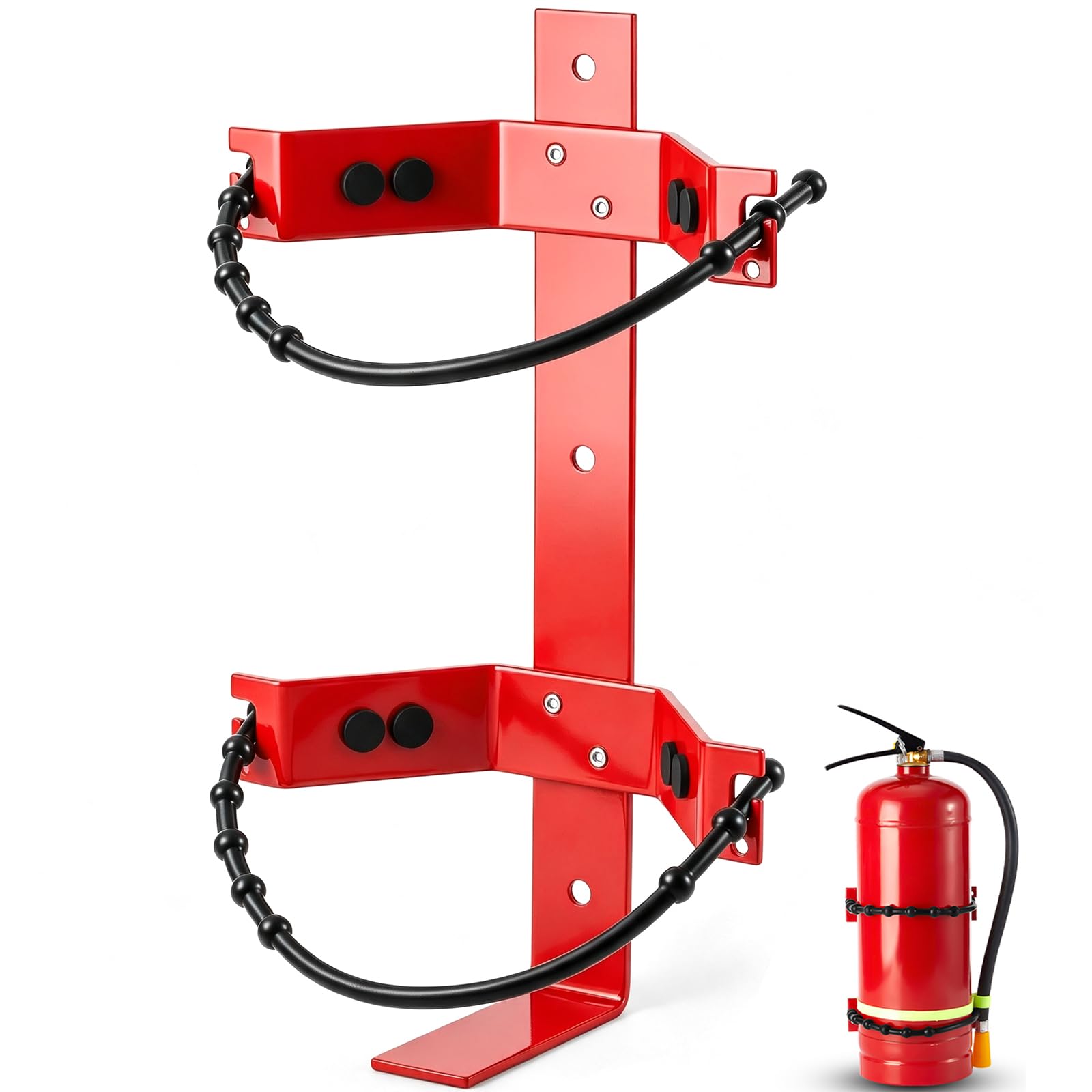 RattanView 1 Pcs Fire Extinguisher Bracket, 20 Lb, Red