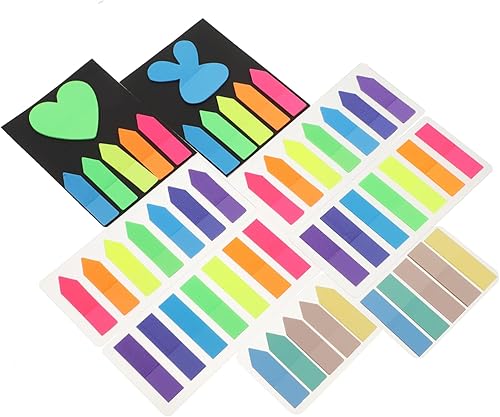 Miniatura 2 de Tofficu 2 Sets Labels for folders impresora de Sticker Flag Stickers tabs for annotating Books Sticky Bookmarks Sticky File tabs The pet Sticky memo