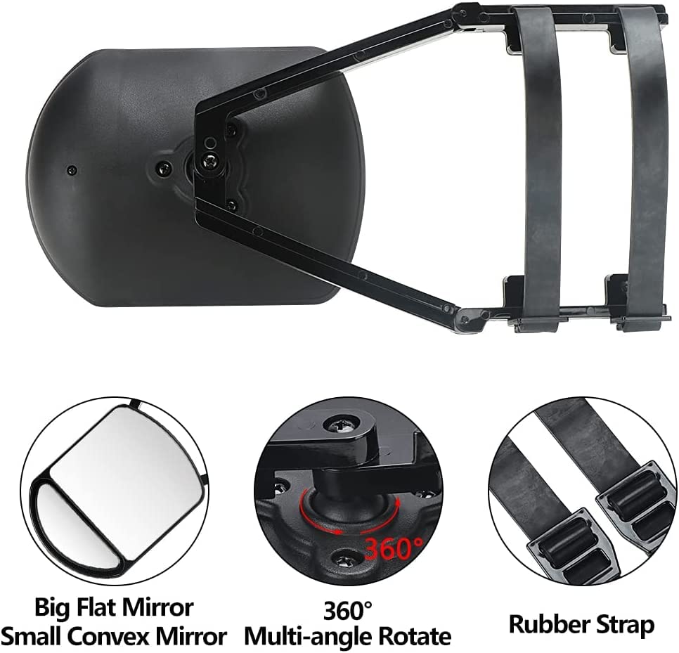 Specchietti Di Traino CICMOD Per Auto - Coppia Regolabile 360° Per Rimorchi E Caravan - Foto 6