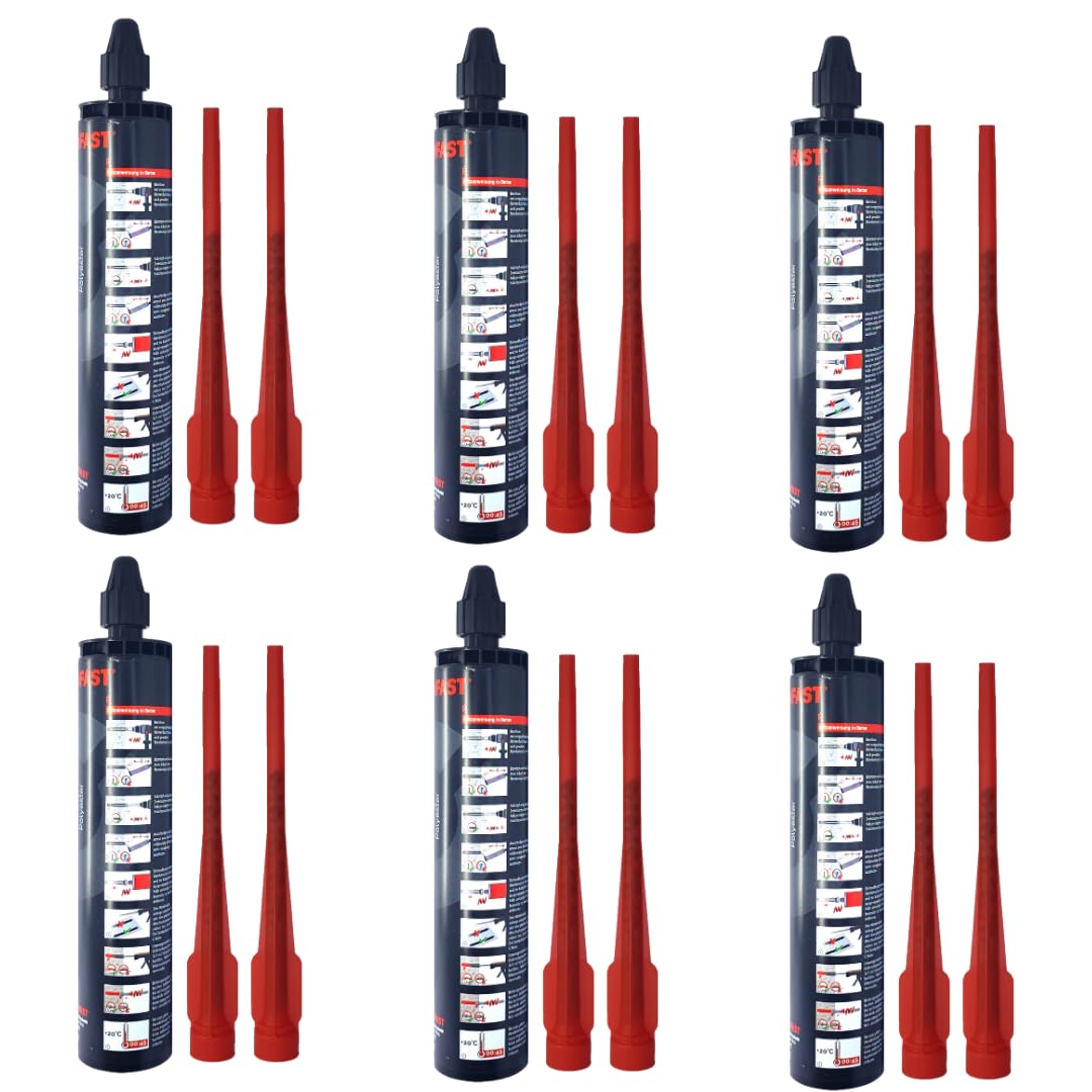 6x Remstaler VERBUNDMÖRTEL 300ml | | -HÖCHSTE QUALITÄT - made in GERMANY | Injektionsmörtel | Montagemörtel