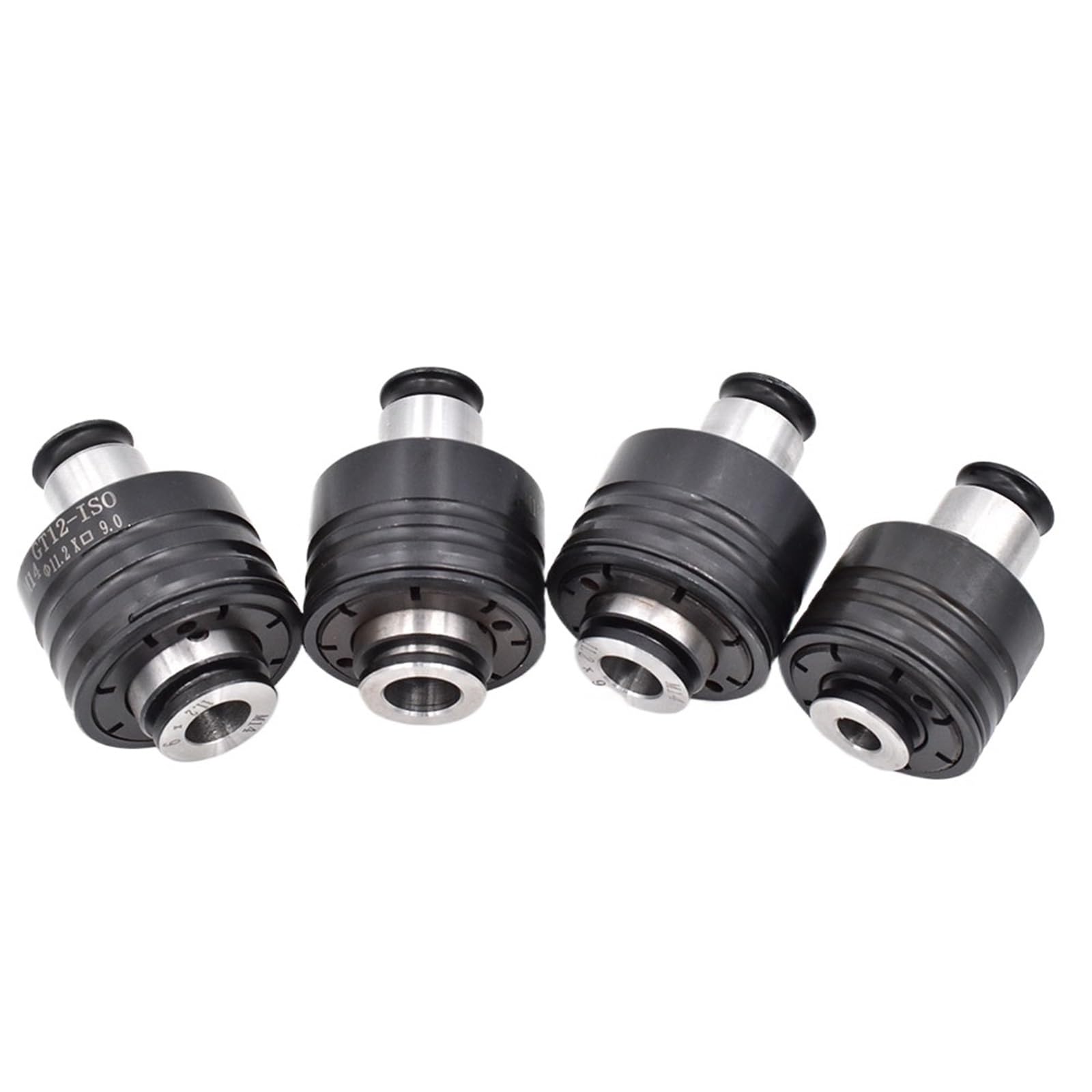 Spannzangensatz GT12 19 mm ISO/DIN/JIS M3-M12 Satz Gewindeschneidzangenfutter Pneumatische Gewindeschneidmaschinenfutter Überlastschutz(DIN 6PCS)
