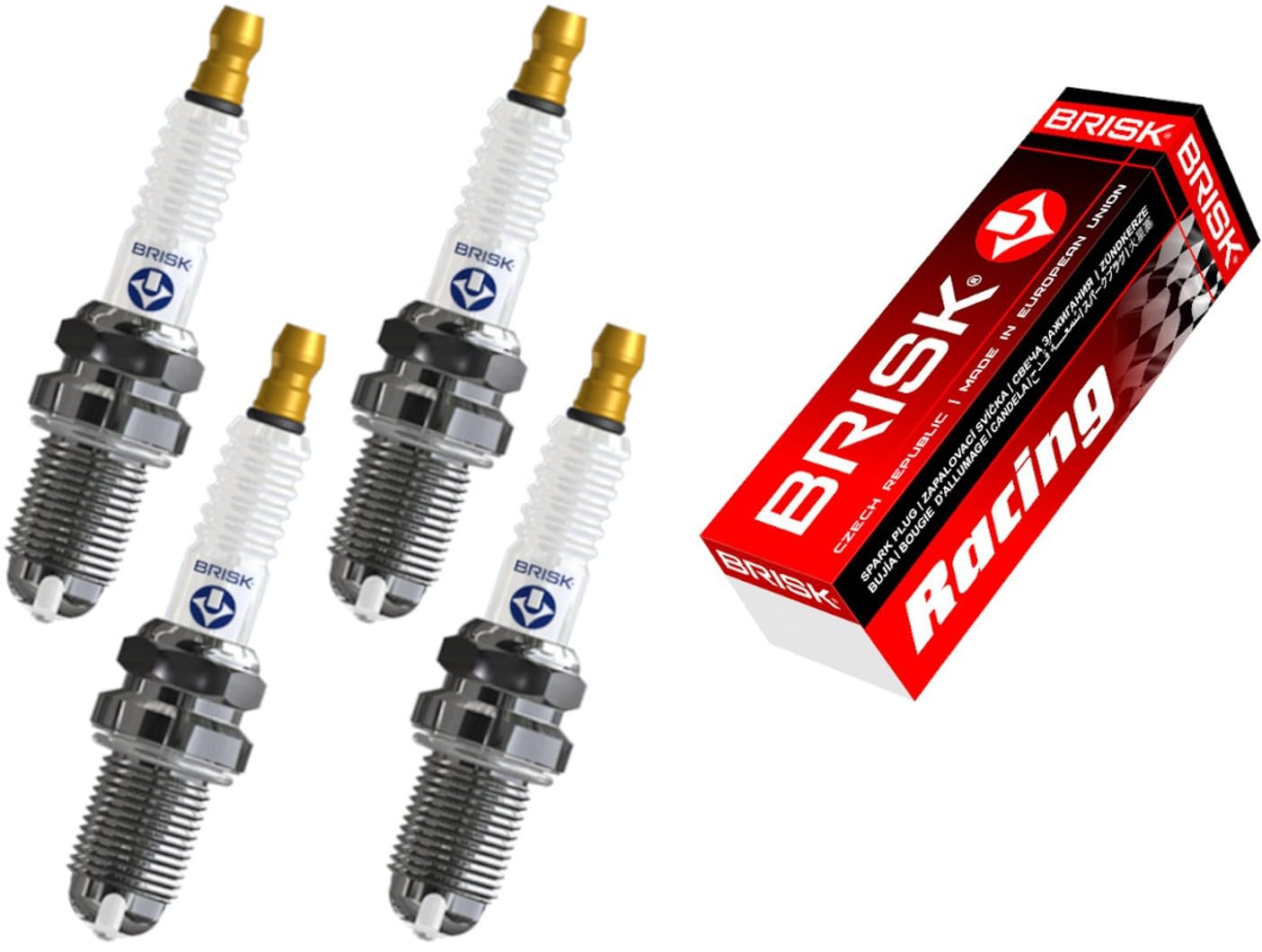 BriskPremium Racing BOR12LGS 3092 Spark plugs, 4 pieces