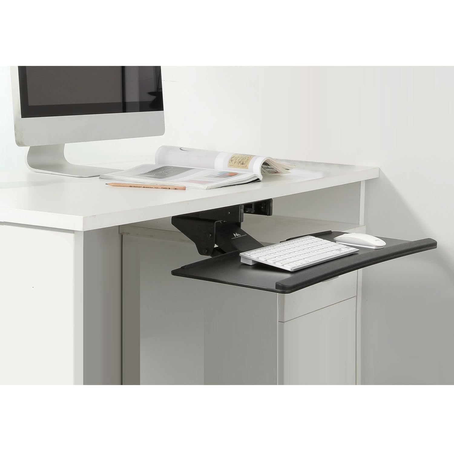 Maclean MC-757 Soporte de Teclado y ratón para Escritorio 67 cm Superficie