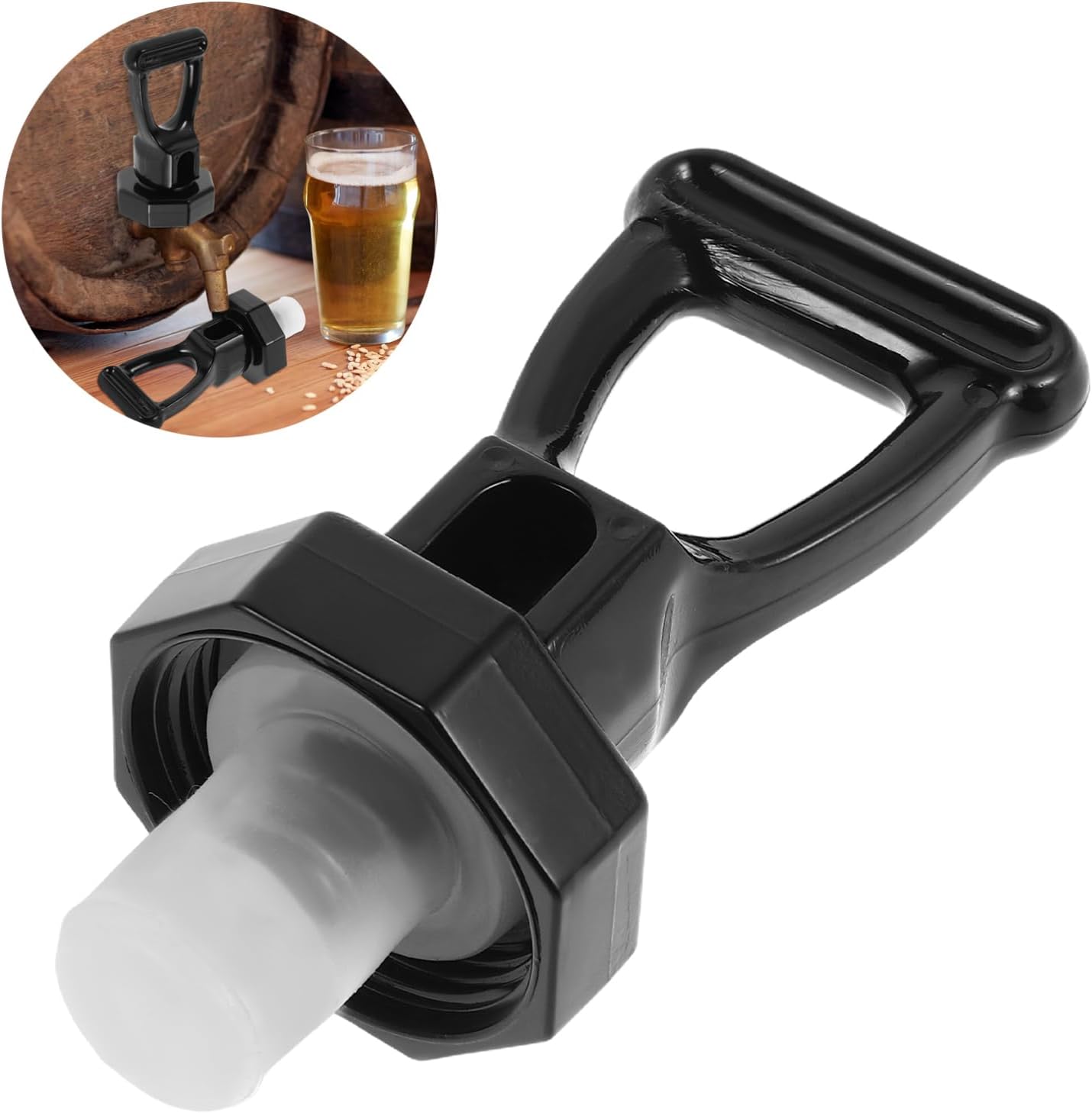 SOLUSTRE 2pcs Replacement Spigot Handles for Water Jug Cooler Milk Tea Bucket Faucet Handle Ergonomic Design Easy Installation