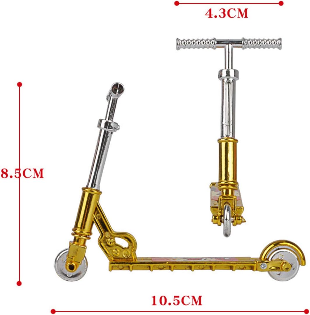Table Top Finger Scooter Toy Skateboard Kit Easy Assembly Finger Bike Boarding Fingerprint Gadgets Kids Party
