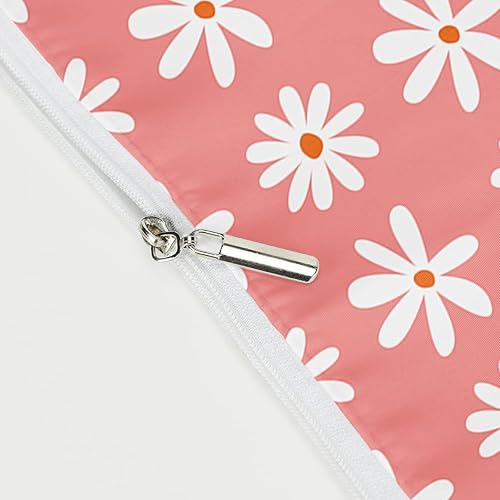 Miniatura 4 de zcyxuuw Bolsa de maquillaje impermeable, bolsa de viaje para cosméticos, bolsa de aseo para mujer, flor retro hippie arco iris, decoración de