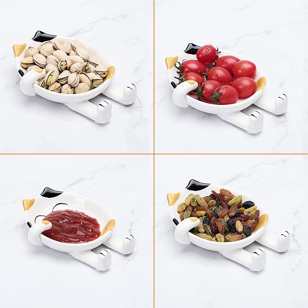 Ceramic Cat Spoon Rest for Kitchen Counter Multi-Functional Chopsticks Spoon Holder,Ceramic Utensil Holder -Essential Kitchen Gadgets & Accessories - Image 3