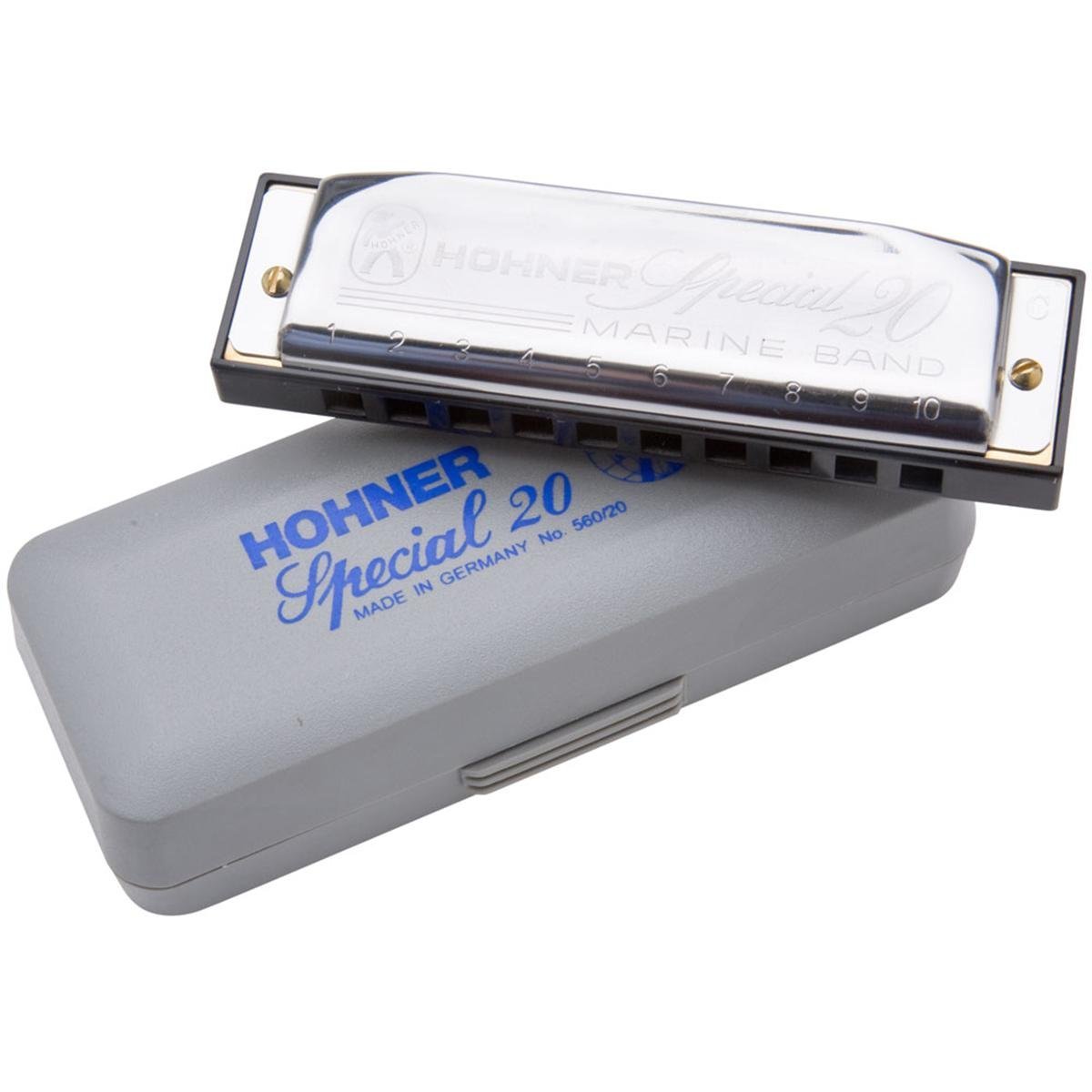 Amazon | Hohner スペシャル20ハーモニカ 10穴キーEバンドルハード