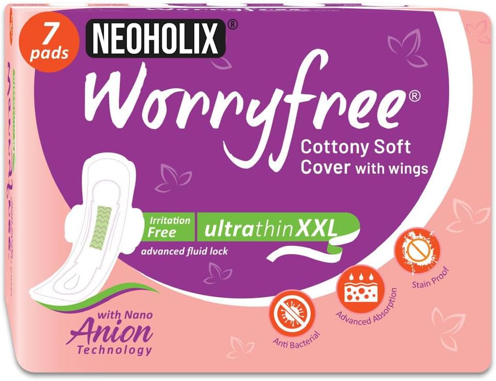 NeoHolix Worryfree Anion Cottony Soft Ultra Thin Sanitary Pads XXL