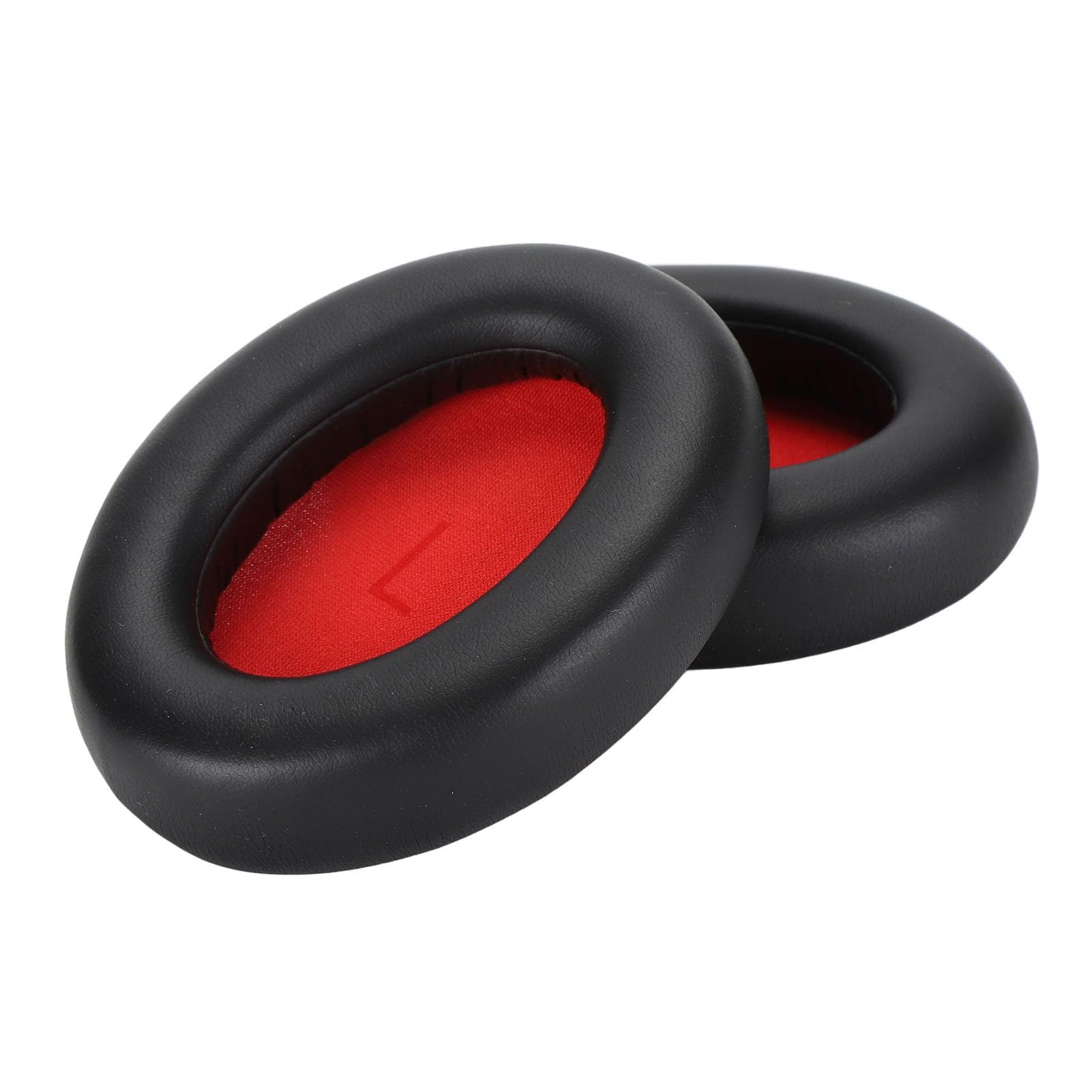 Replacement Ear Pads for, 1 Pair Headset Ear Cushions w/Soft Protein Leather Noise Isolation Memory Foam Professional Ear Pads （Black）