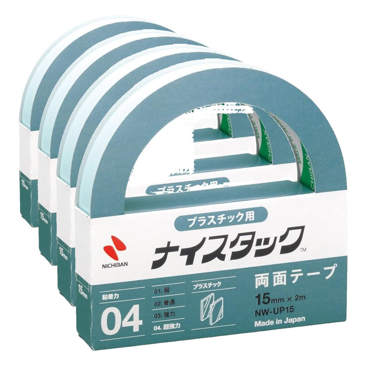 Amazon | ニチバン 両面テープ ナイスタック (プラスチック) 15mm×2m