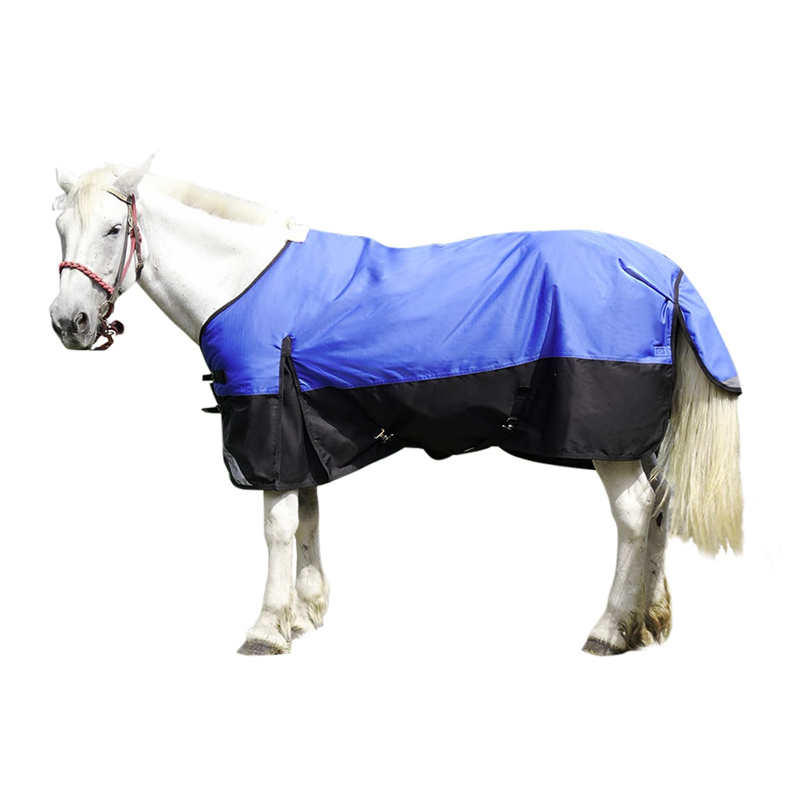 1200D Regendecke Pferd 145cm wasserdichte pferdedecke Winterdecke für Pferde pferdedecken Leichte, wasserdichte, Atmungsaktive und Reißfeste