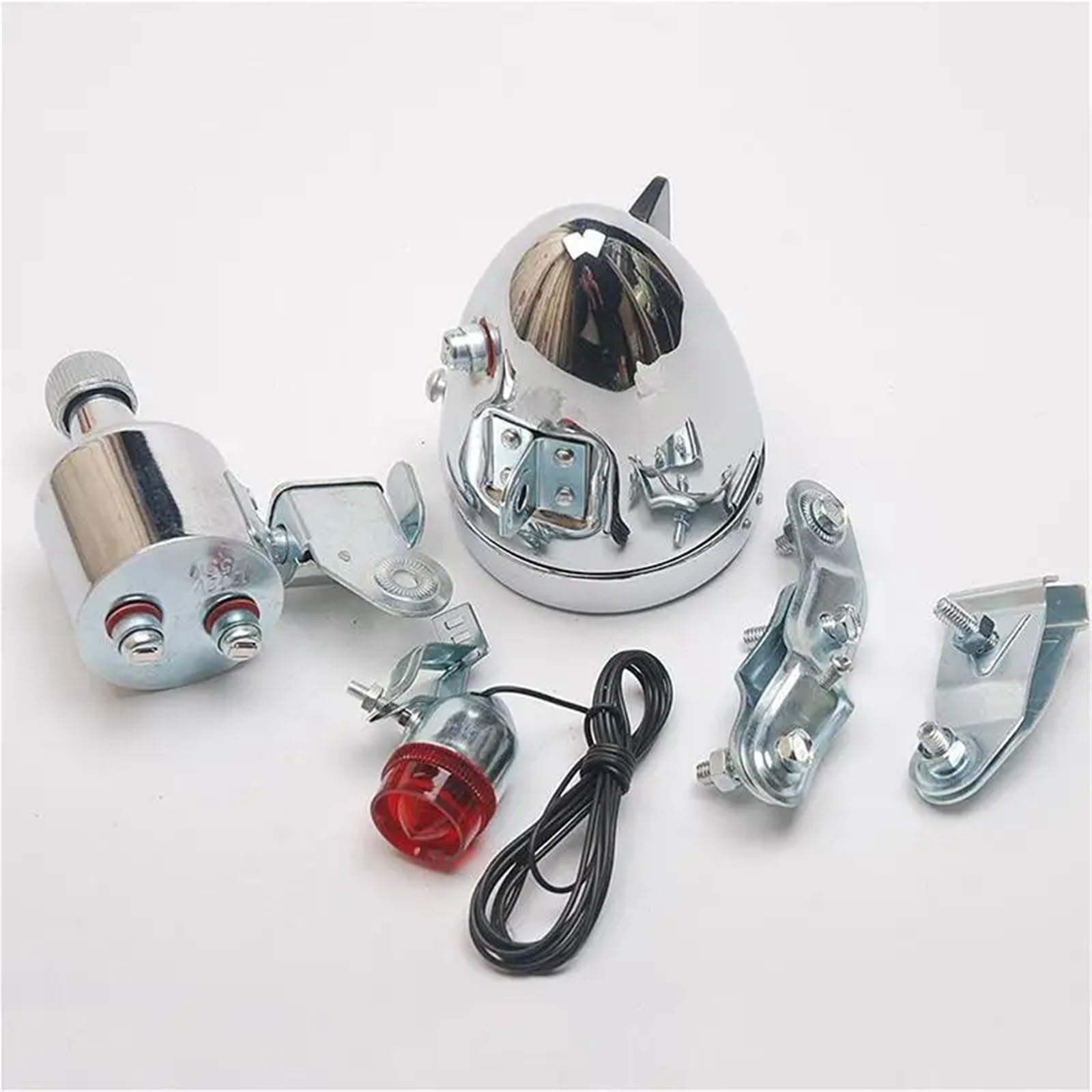 Juego De Luces para Bicicleta Accesorios de luz Trasera for Cabezal de generador de Dinamo de fricción de Bicicleta motorizada de 12V y 6W Luces Bicicleta