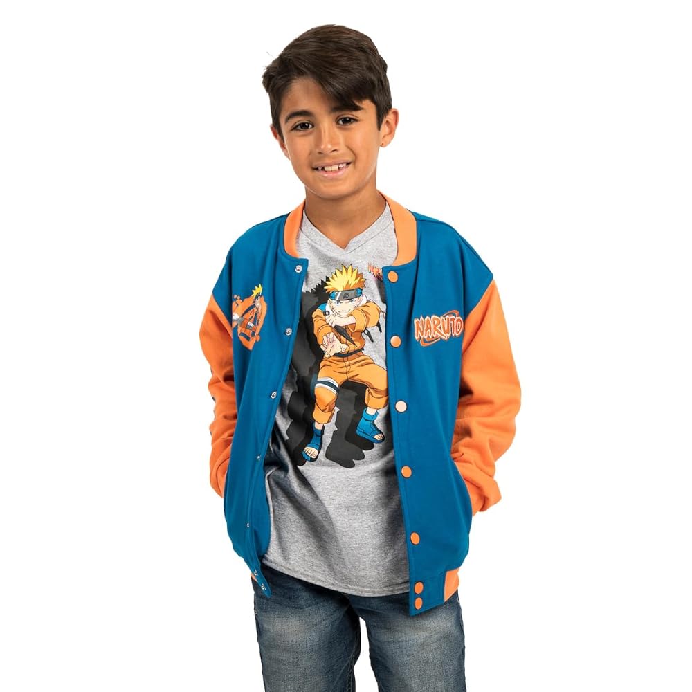 NARUTO 公式 アウター Amazon.com: Bioworld Naruto Blue and Orange Youth Bomber