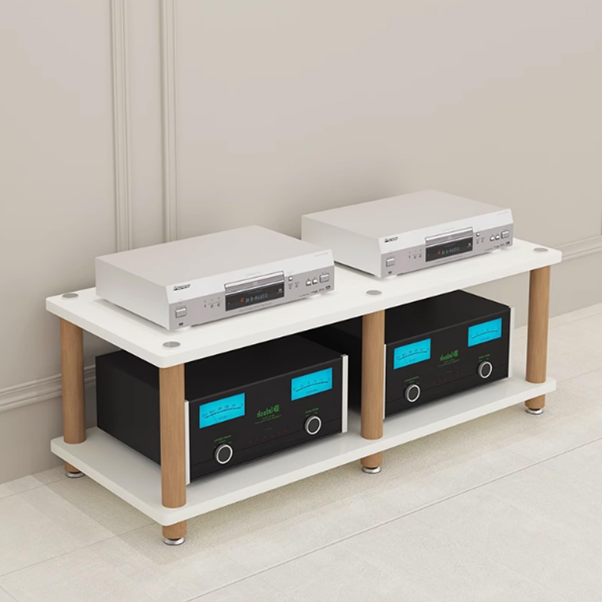 Meuble multimédia audiovisuel multifonction pour jeux vidéo et salon