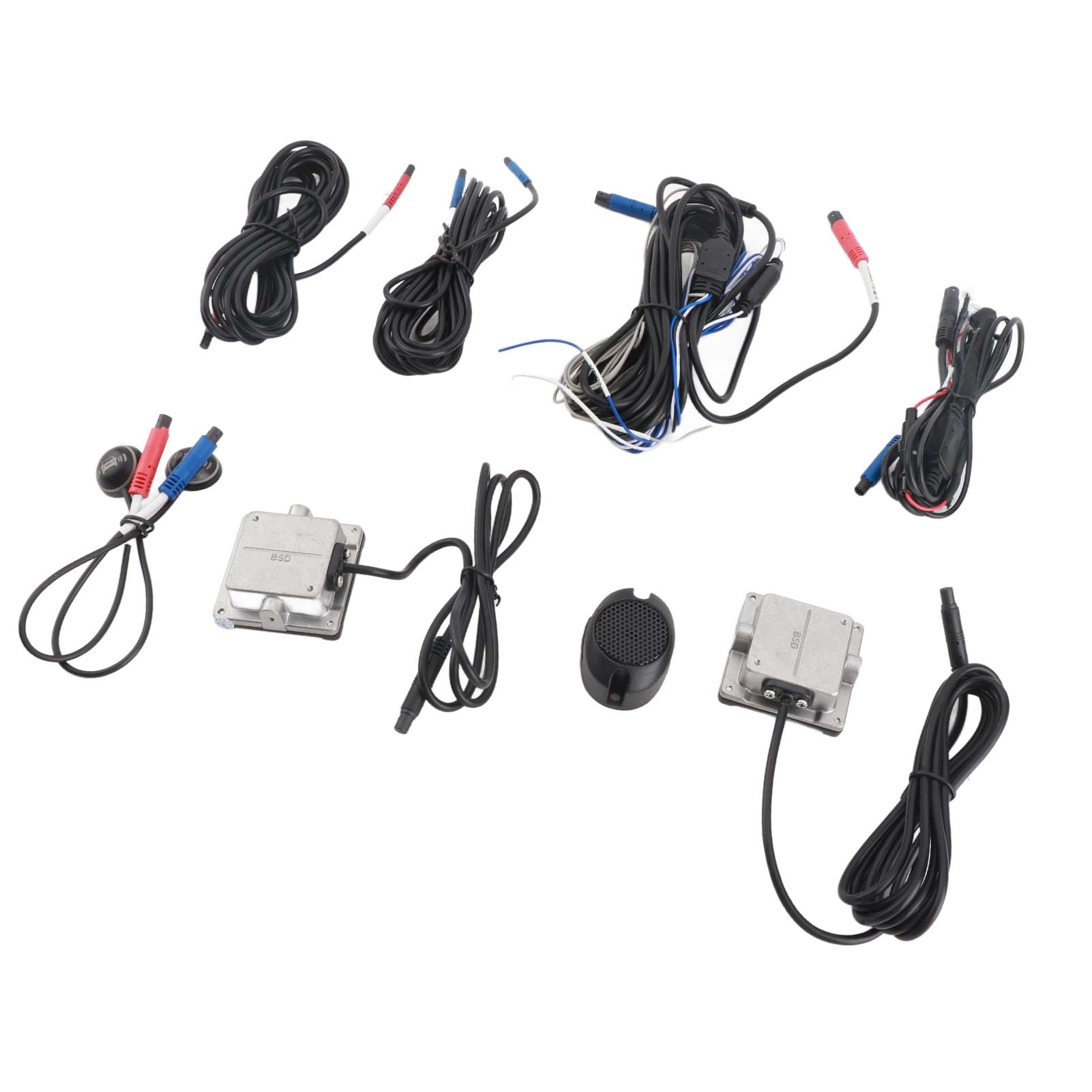 Dpofirs di Rilevamento degli Angoli Ciechi, Assistente di Monitoraggio dell'assistenza Al di Corsia BSD con Allarme Cicalino LED Ad Alta Precisione per SUV di Camion per Auto