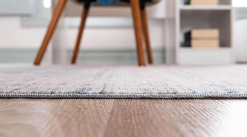 Miniatura 5 de Unique Loom Noble Collection - Alfombra rectangular de 4 pies x 5 pies 7 pulgadas, vintage, geométrica, con bordes