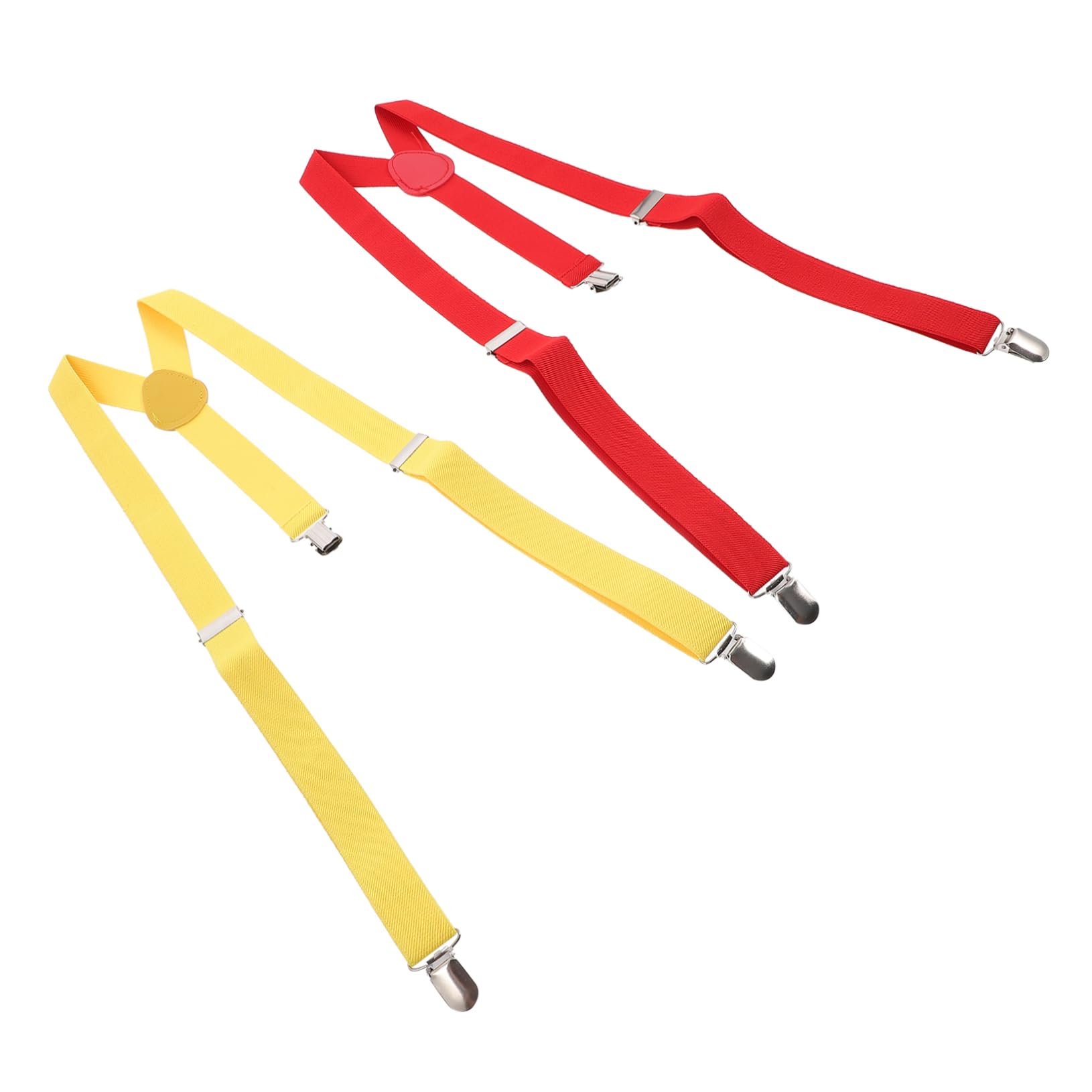 PartyKindom 2Pcs Y Back Suspenders Adjustable Elastic for Adults Durable Material Clip Design Present for Holidays Sophisticated Look for Any Occasion