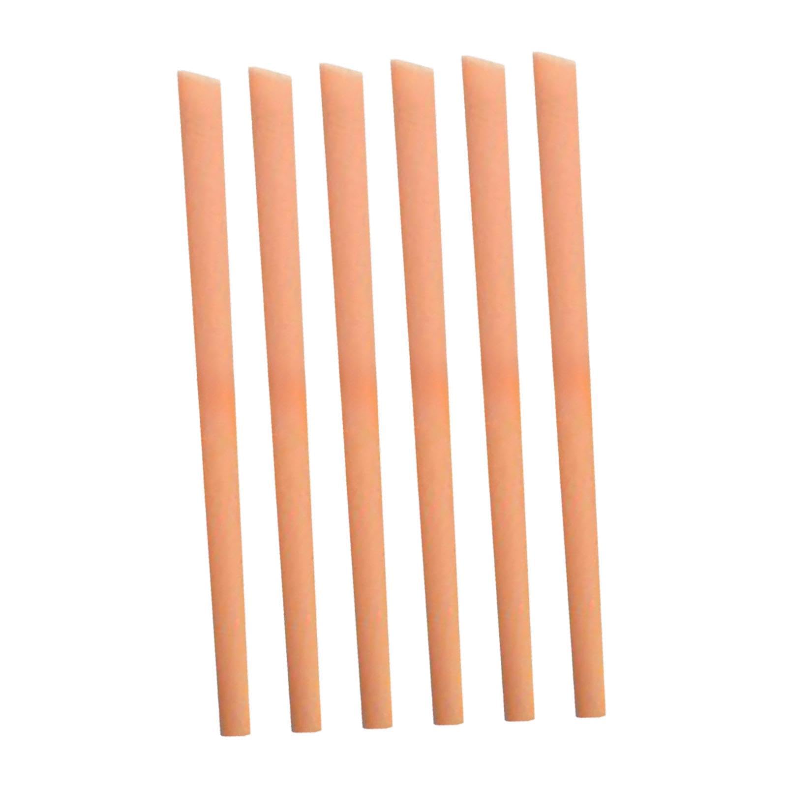 Baoblaze 6x Trampoline Pole Foam Sleeves Covers, Lightweight Replacement 35 inch Padding Foam for Jumping Bed Tube, Pipe, Orange