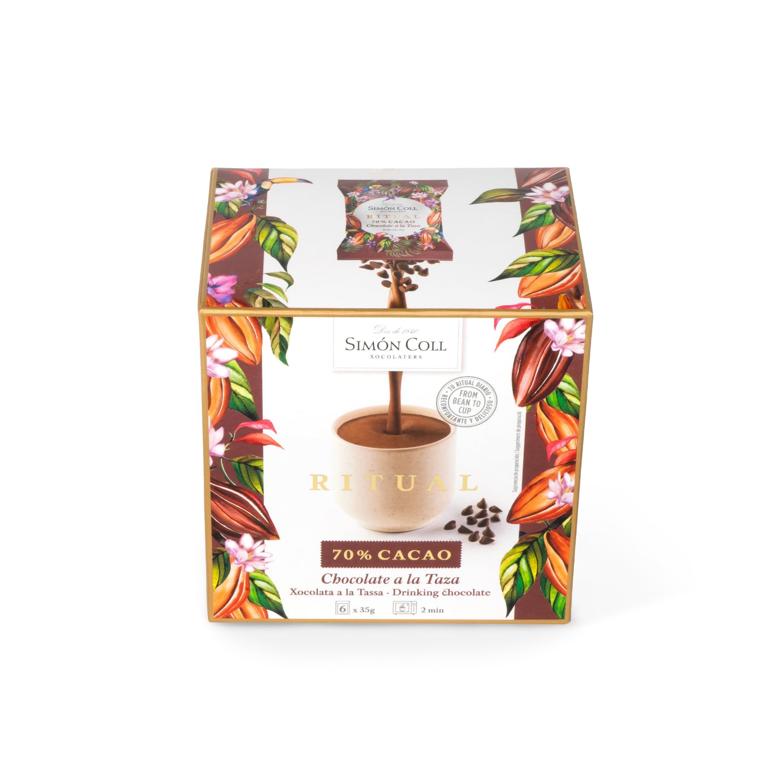 Simón Coll Chocolate a la taza RITUAL 70% 210g