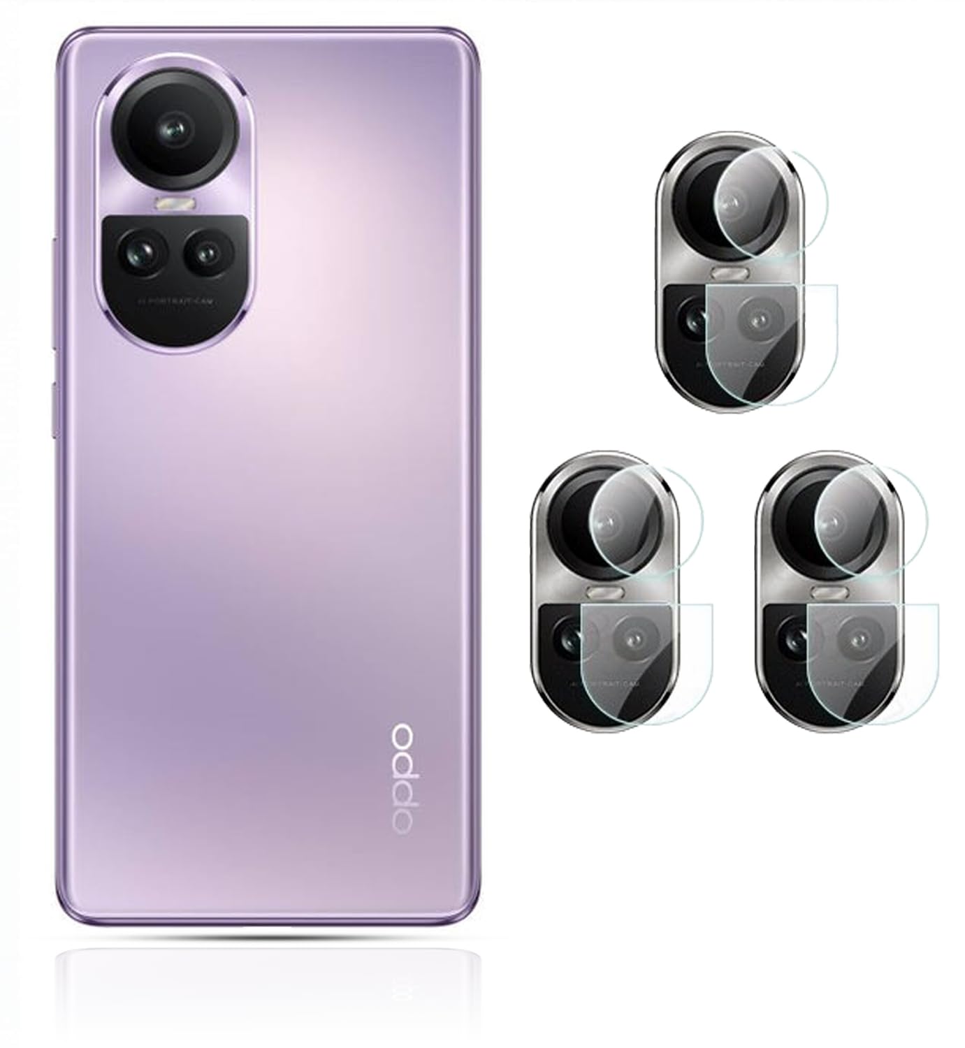 REDDWARF OPPO Reno10 Pro 5G Back Camera Lens Screen Protector 9H Anti Shock/Anti-Scratch/Clear/Camera Tempered Glass (‎PACK OF 2) (B0CHS5XS8F) Amazon Price History, Amazon Price Tracker