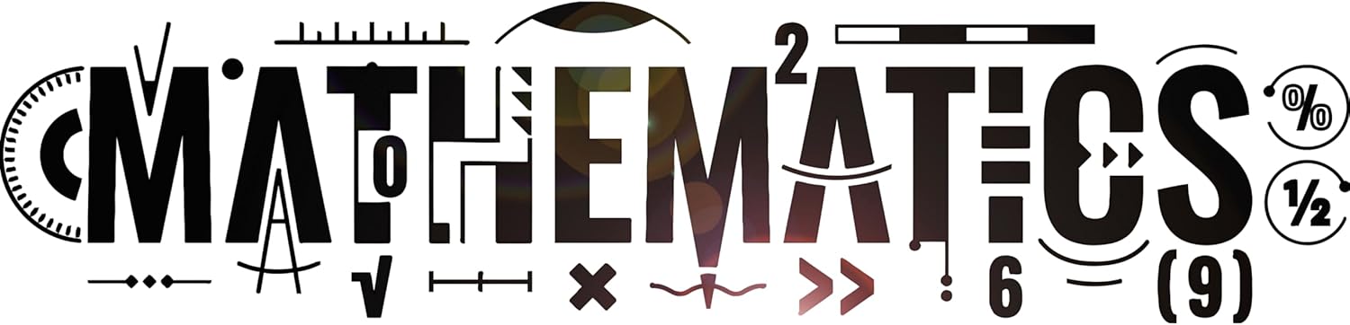 Large Vinyl Wall Decal Lettering Mathematics Math Symbols School Decor Stickers Mural (g1760) black