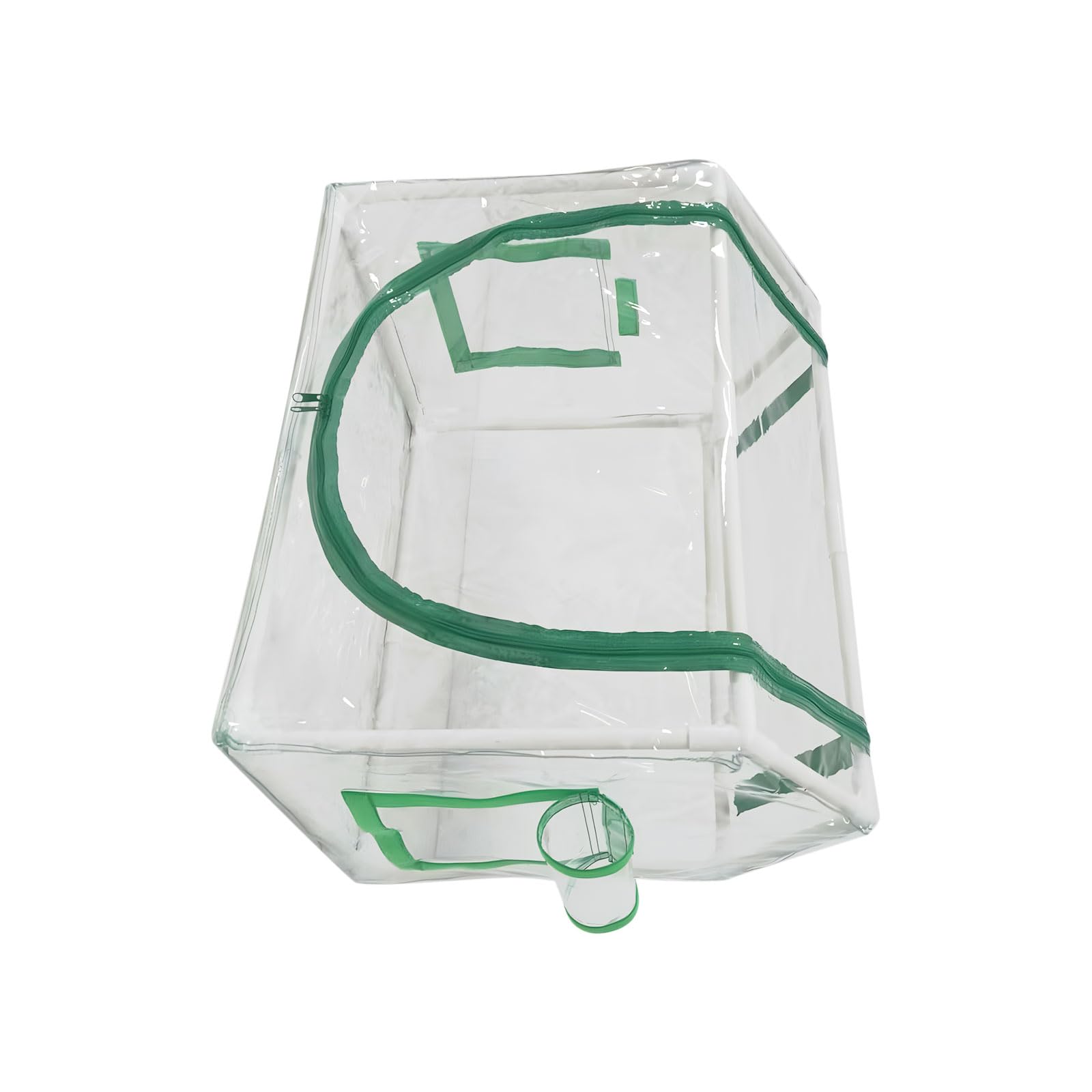LUCKGONI Compact Greenhouse For Succulents And Small herbage With Waterproof Base 60X40X50cm See Through Cover For Indoor