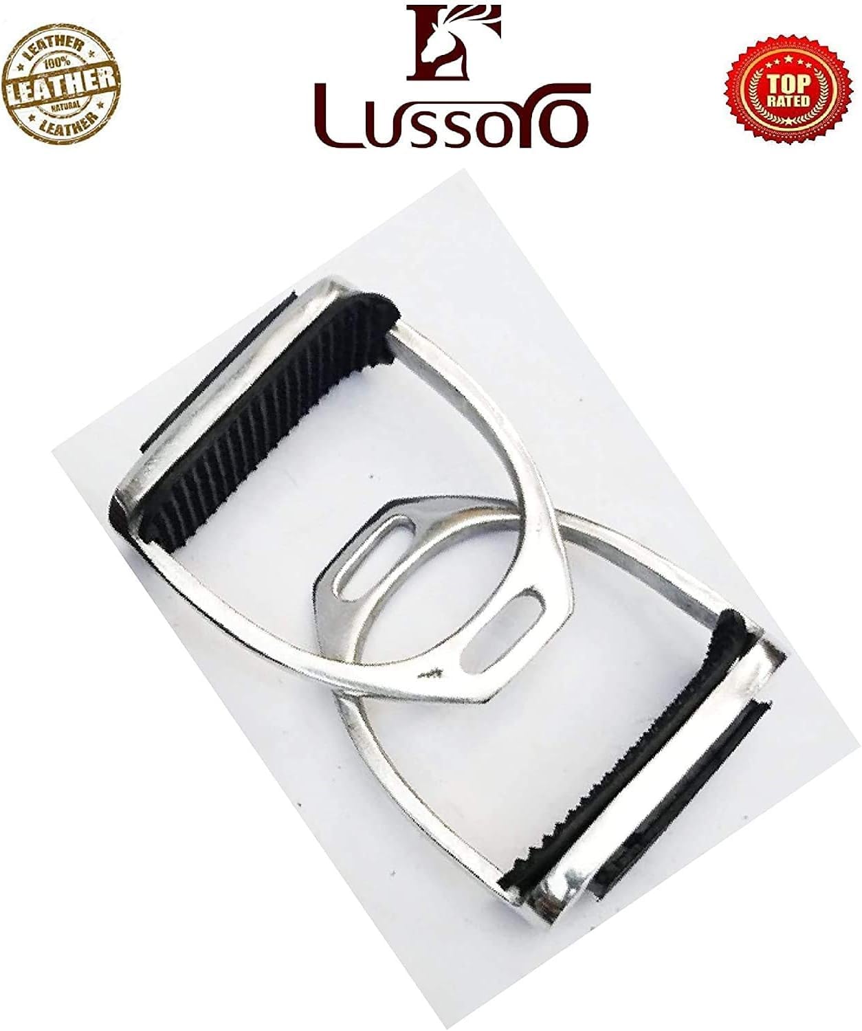 Cuoio Inglese Equitazione Cavallo Starter Kit per Equitazione Regalo Set Inglese Saltare Maniglia Sella, Pony