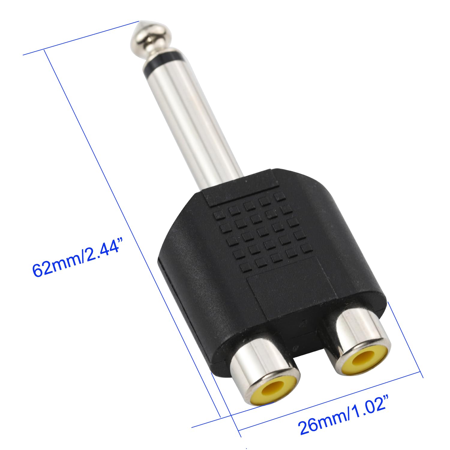 CAVO ADATTATORE SDOPPIATORE, da 1 XLR cannon femmina, a 2 XLR Maschio