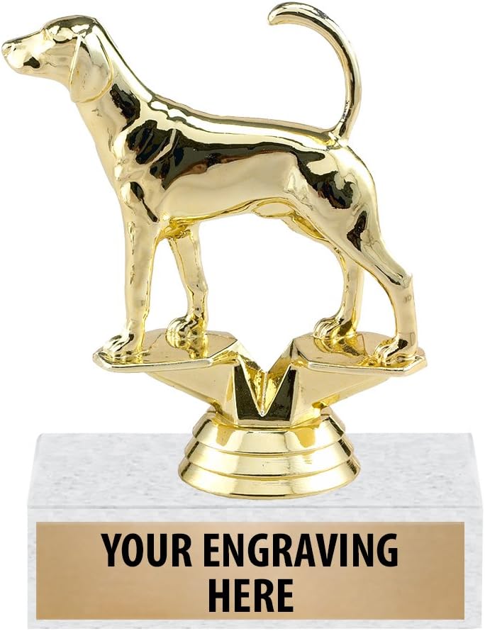 Dog Trophies - 5" Fox Hound Dogs Trophy Awards