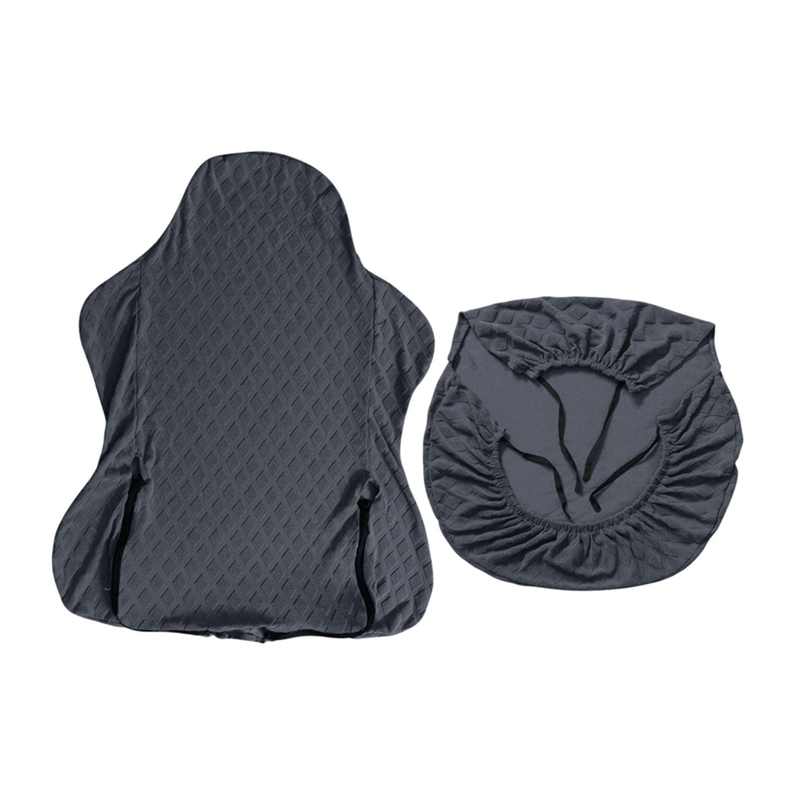 Lixsazse Dark Grey Office Gaming Chair Cover Set Slipcover Providing Dustproof Enhancing Comfort While Gaming At Work Or Home Office Chair Cover Set Stretch Protector, Stretch