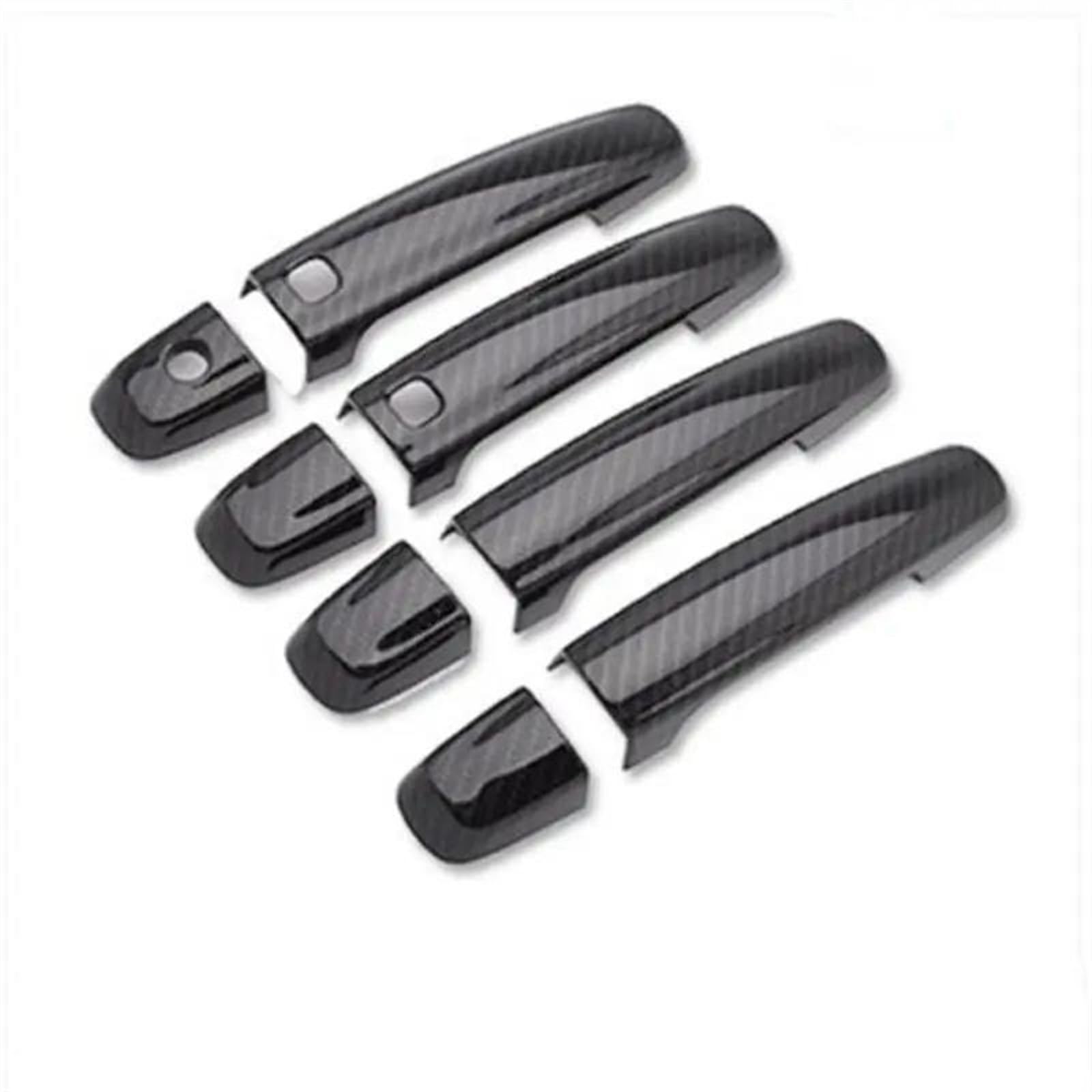 Noheeu D Car Exterior Oor Handle Cover For Suzuki For Swift For Vitara S-Cross 2012-2018 Chrome Trim Accessories Carbon Fiber(D)