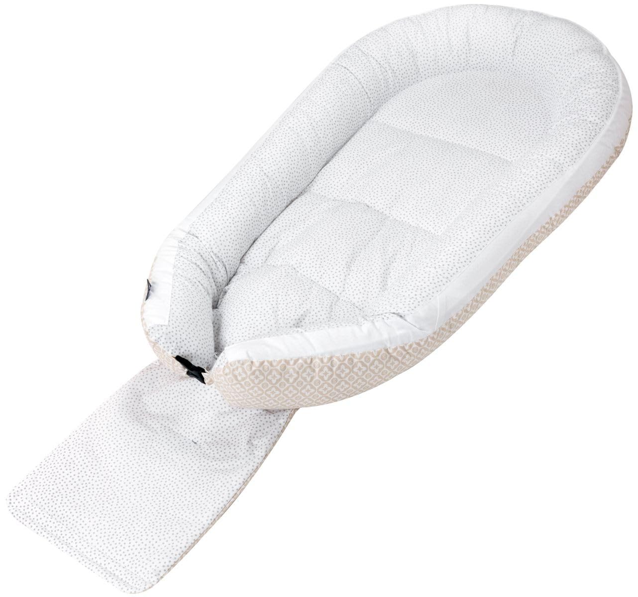 Bellochi | Set di 5 Pezzi per Neonato | Realizzato in 100% Cotone | Riduttore Lettino Neonato 90x60cm | Cuscino Bambino | Cuscino Neonato con Fodere | lui dots
