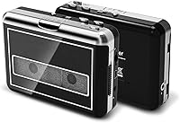 Vista 1 de Convertidor de reproductor de cassette convierte cinta a digital MP3 digital, reproductor de cinta portátil con inversión automática, conector