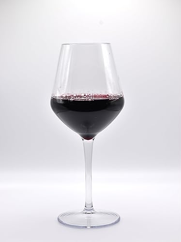 Miniatura 8 de Tritan - Juego de 4 copas de vino (15 onzas), sin BPA, copas de vino irrompibles, copas de vino con tallo