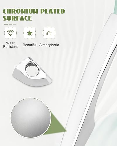 Miniatura 6 de JUQAFY Manija de puerta exterior cromada para Hyundai Elantra 2017 2018 2019 2020 2021 2022, lado delantero izquierdo del conductor