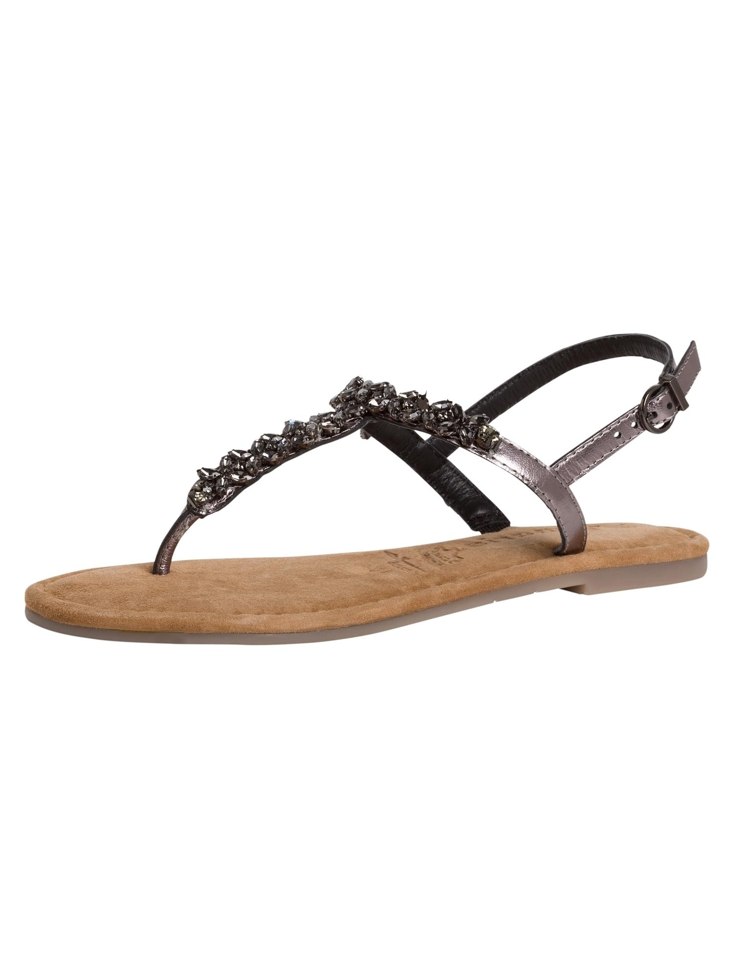 Tamaris Women's 1-28190-42 Toe Separator Sandals, Grey (pewter), 3.5 UK